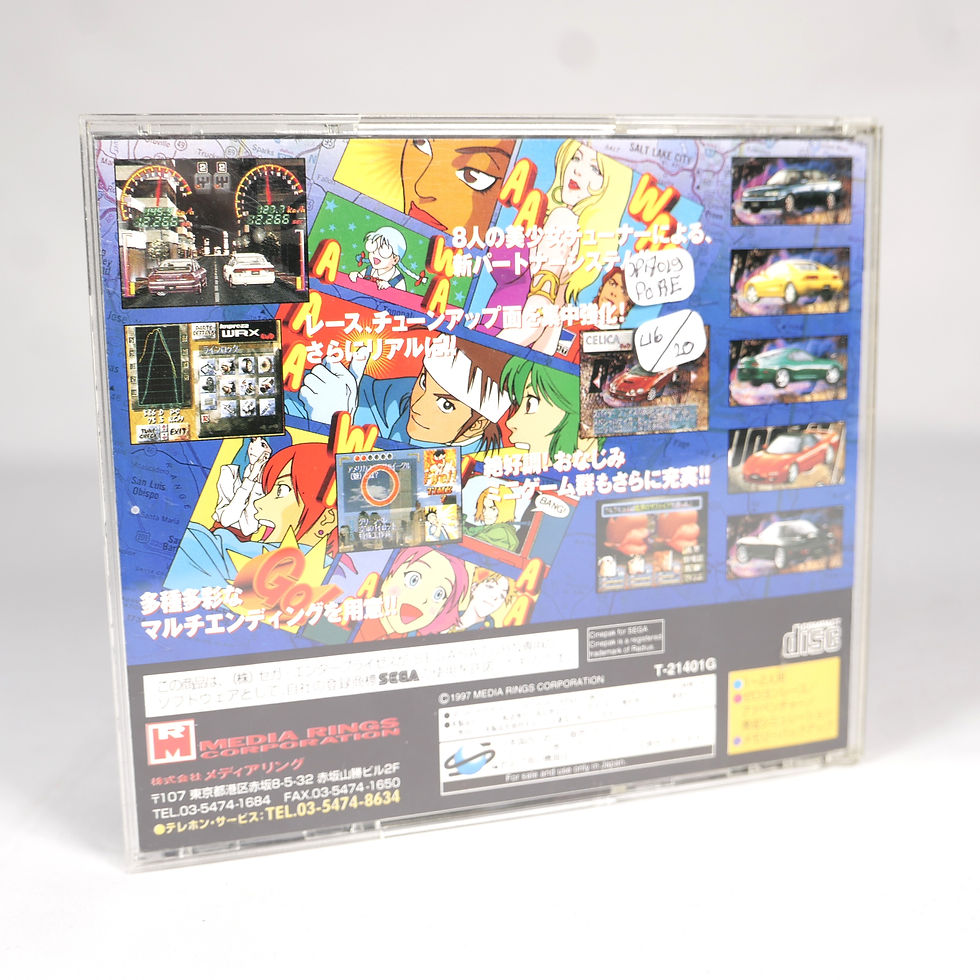Miniature : ZERO 4 CHAMP Doozy-J Type-R Sega Saturn Spine Reg Stickers Jap Japan