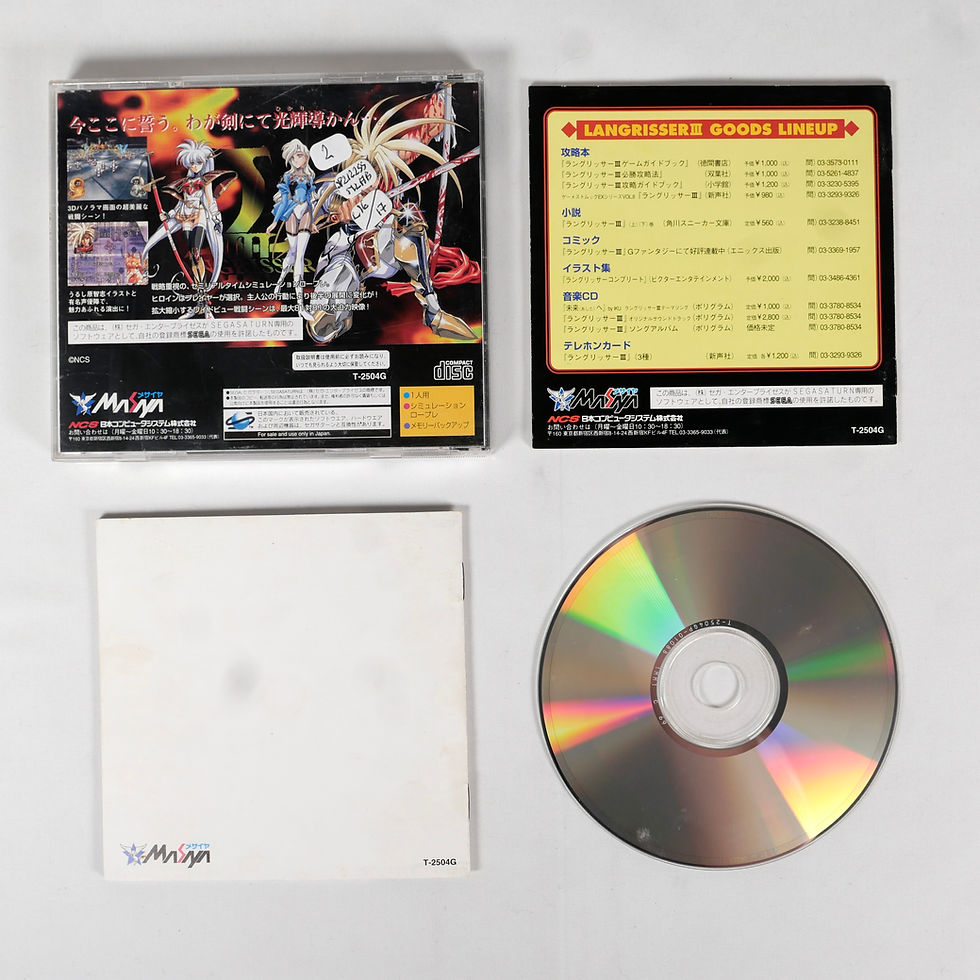 Miniature : LANGRISSER III 3 Sega Saturn Fan Book Jap Japan (2)
