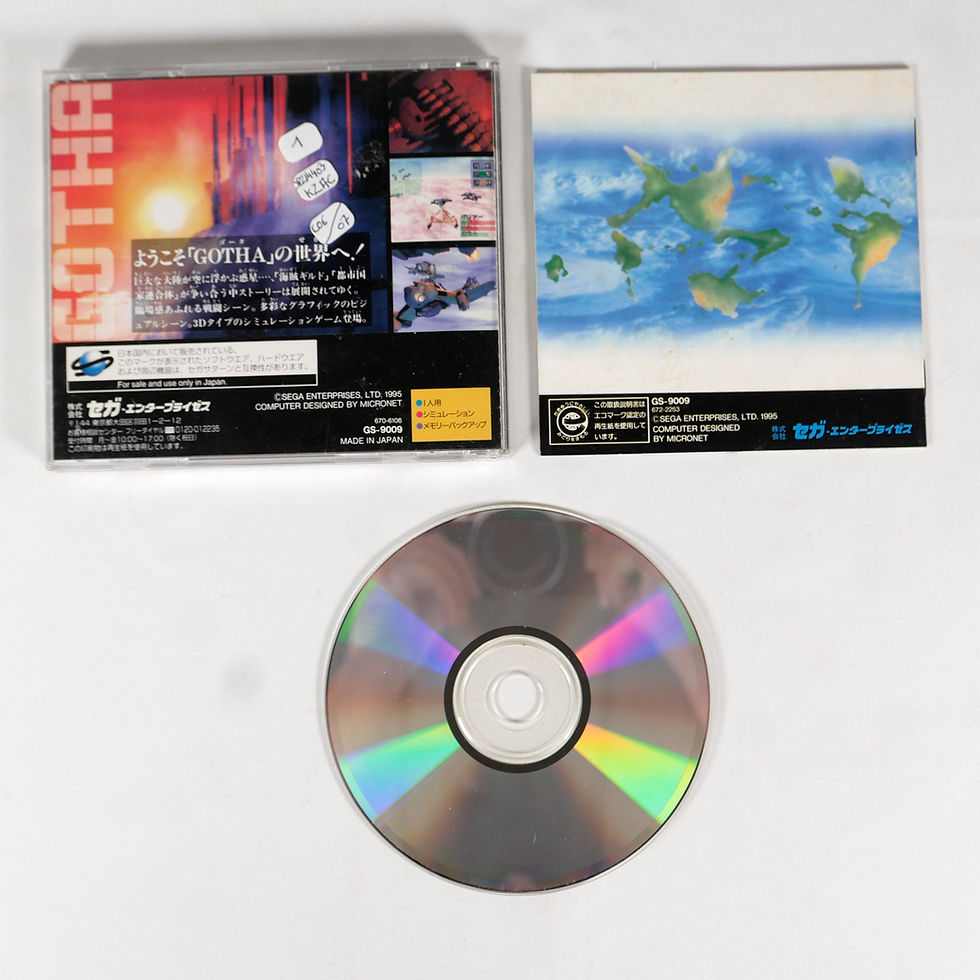 Miniature : GOTHA Ismailia Senki Sega Saturn Spine Jap Japan (1)