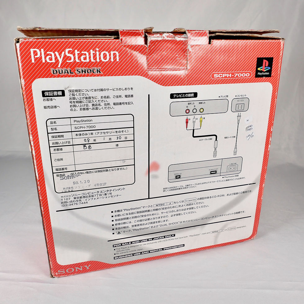 Miniature : Console Sony Playstation PS1 SCPH-7000 Dual Shock Japan 4