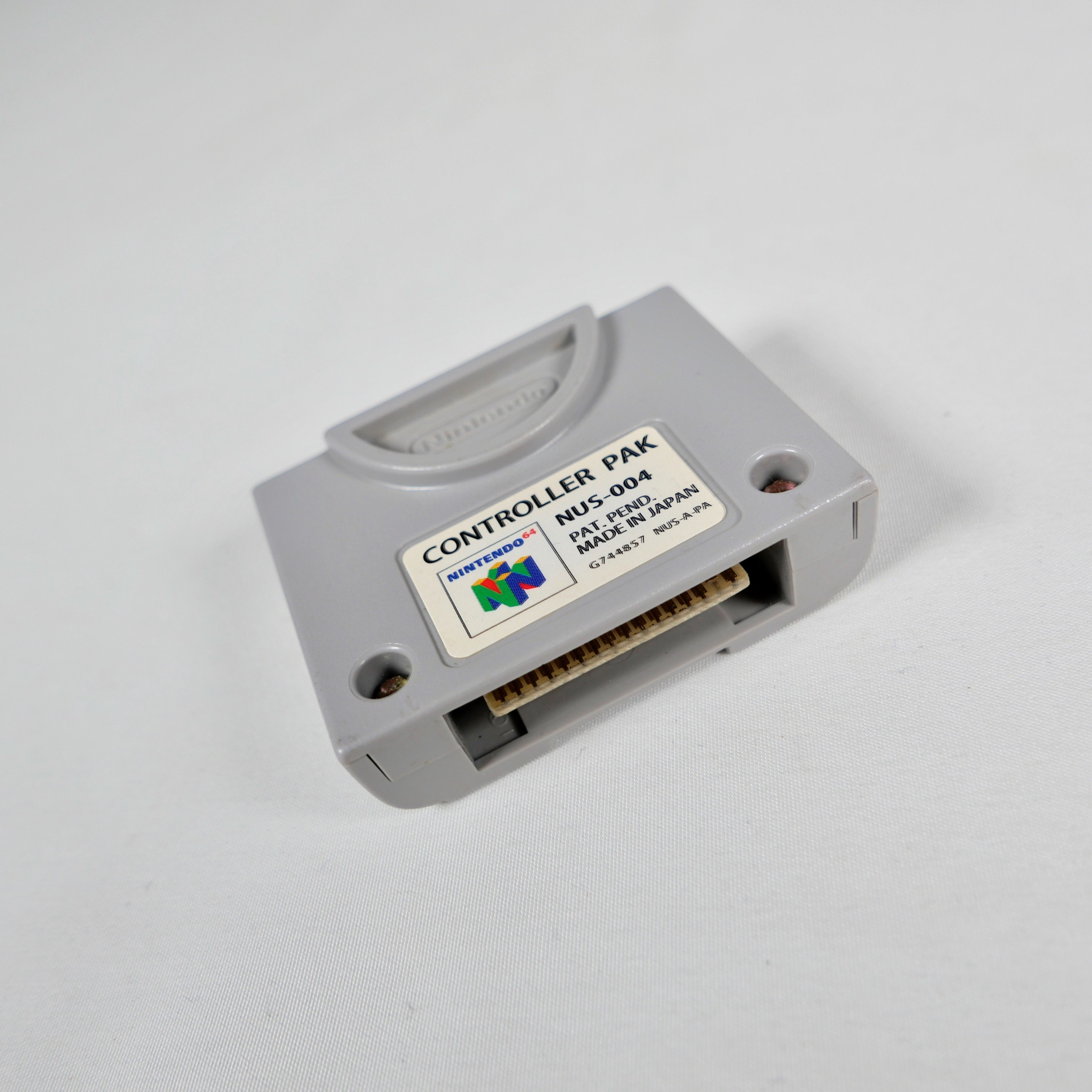 Carte Mémoire Memory Card Controller Pak Nintendo 64 N64 Officiel NUS-004 42