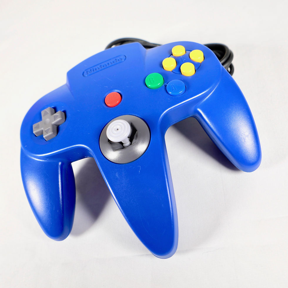 Manette Pad Controller Nintendo 64 N64 Officiel NUS-005 Blue Jap Japan 1