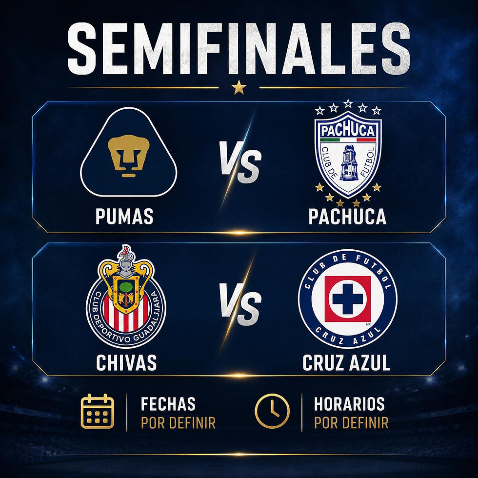 Definidas las Semifinales!