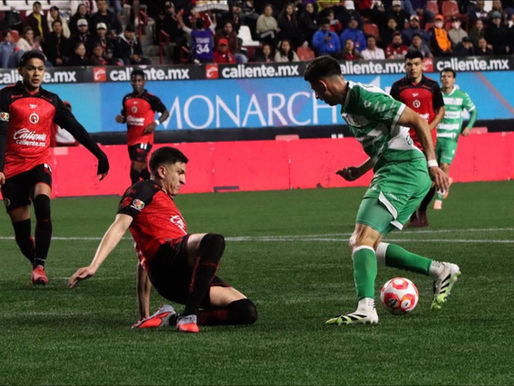 Xolos cae en casa: Santos aprovecha y se lleva tres puntos de la frontera