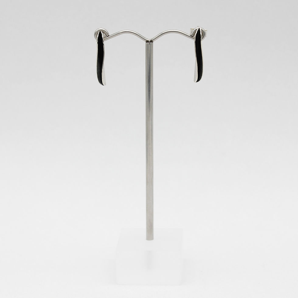 Thumbnail: Willow Leaf Slim Studs Hanging