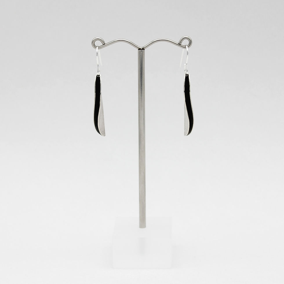 Willow Leaf Earrings, Small Hanging