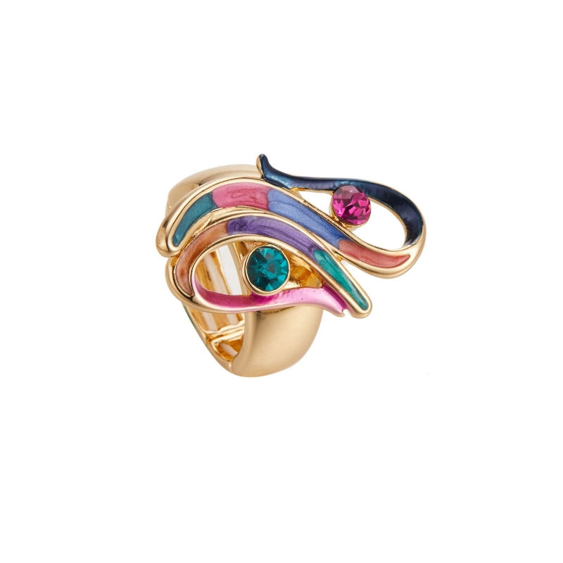 Bague Dauphine - Multicolore
