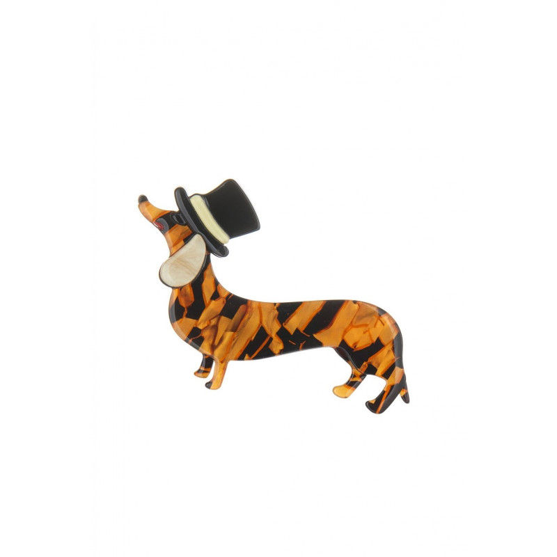 broche chien basset
