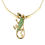 Miniature : Collier Oria - Salamandre Verte