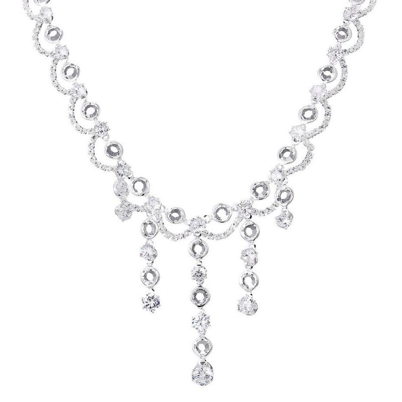 Collier Cristal blanc