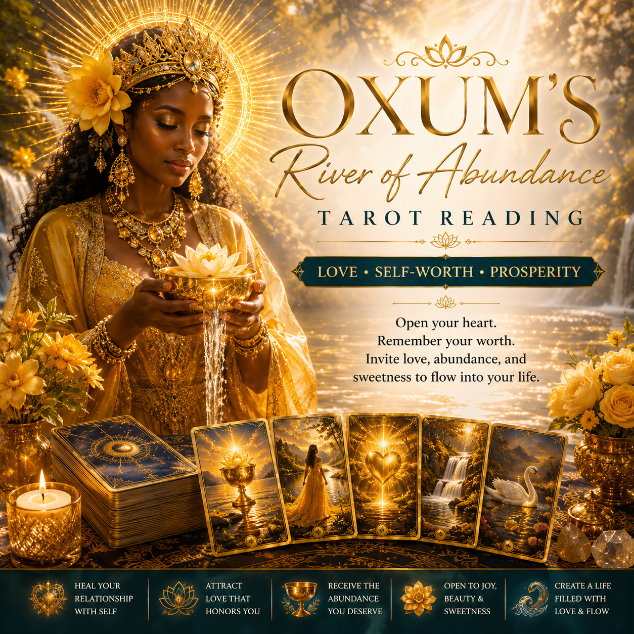 💛 Oxum's River of Abundance Tarot Reading