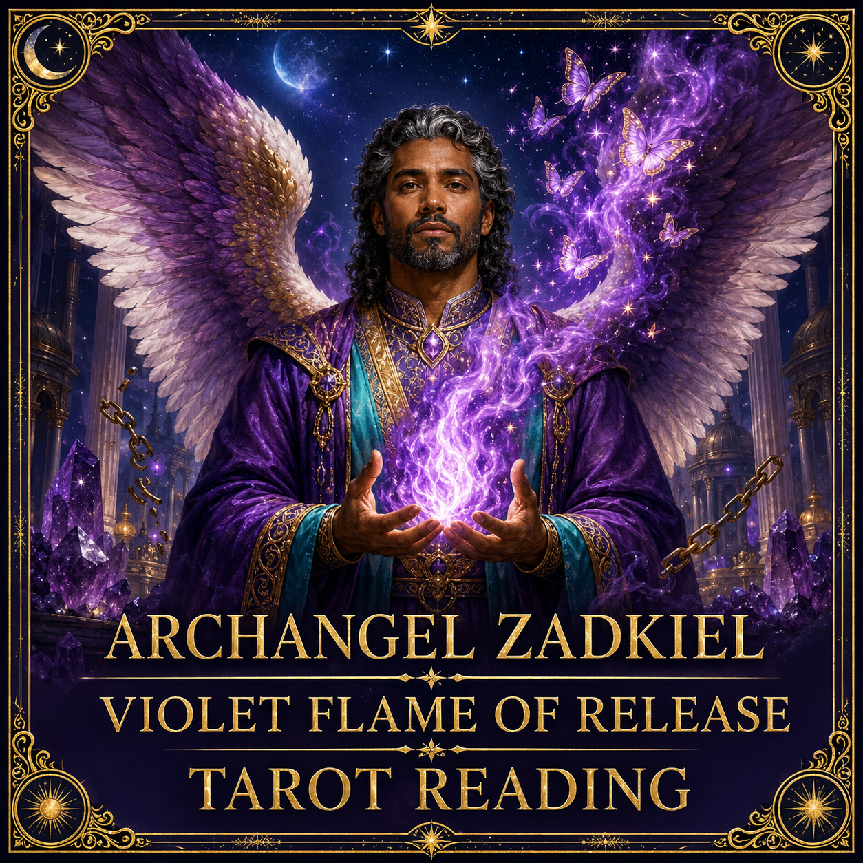 💜 Archangel Zadkiel’s Violet Flame of Release Tarot Reading
