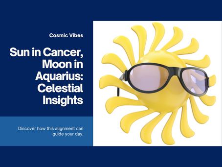 💎 Sun in Cancer Moon in Aquarius: Diamond Zodiac Insight 💎