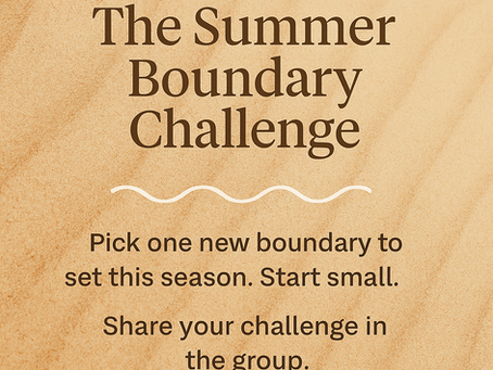 ☀️ The Summer Boundary Challenge