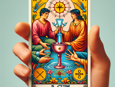Embracing the Unknown: How the 5 of Cups Tarot Card Reveals Confidence in Today's Reading