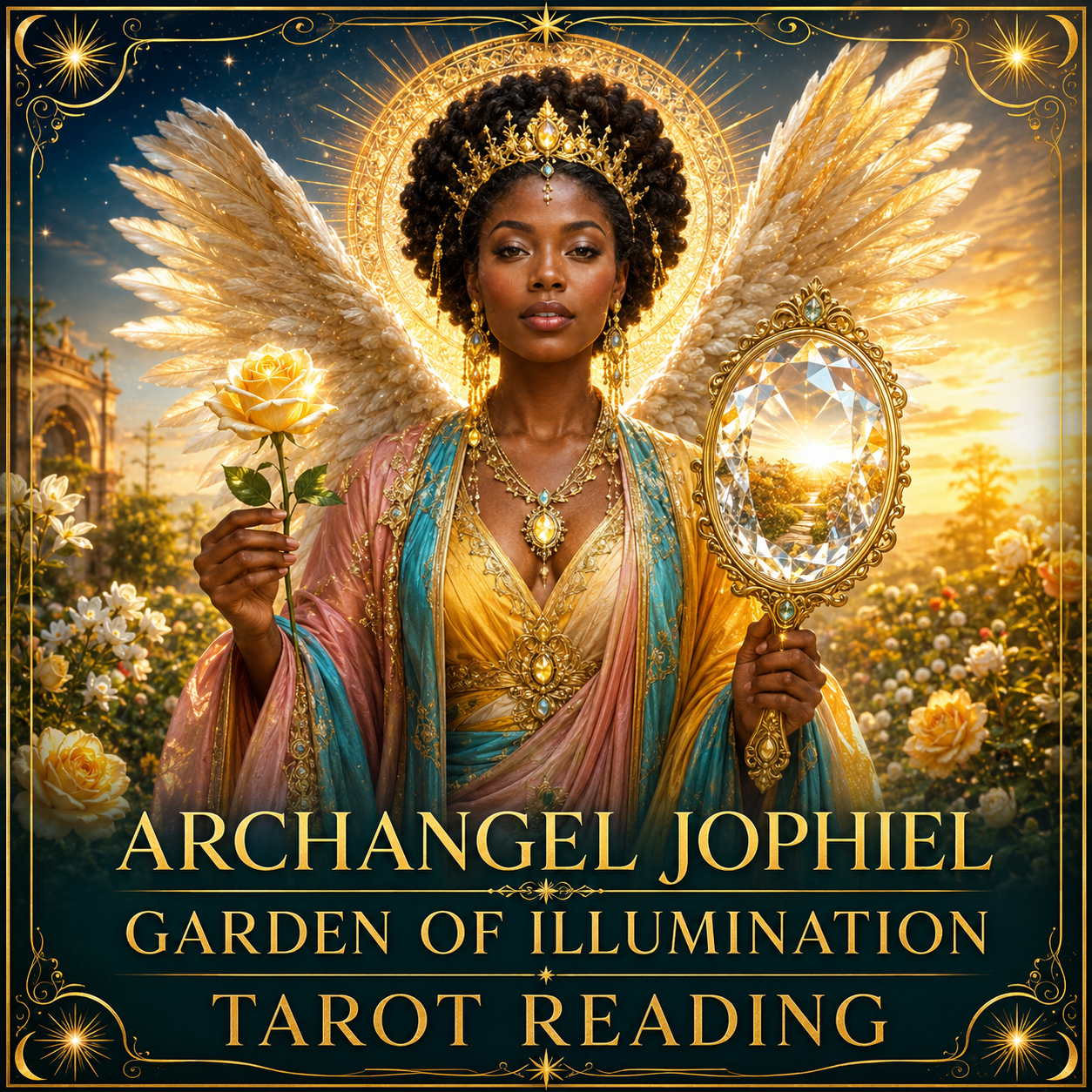 🌹 Archangel Jophiel’s Garden of Illumination Tarot Reading