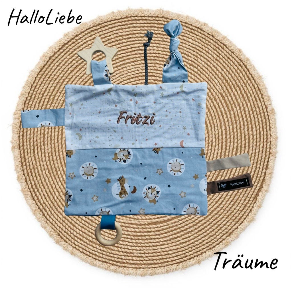 Personalisiertes Knistertuch "Träume"