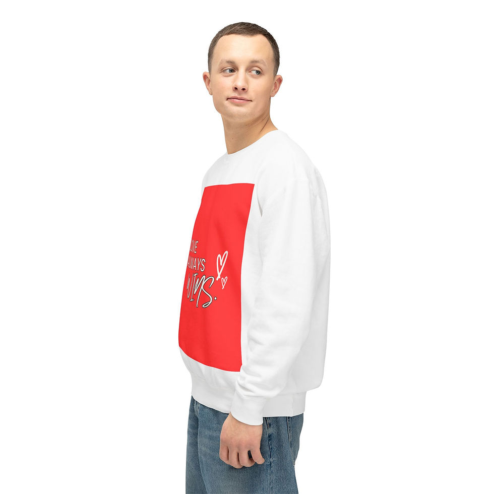 Thumbnail: Unisex Lightweight Crewneck Sweatshirt