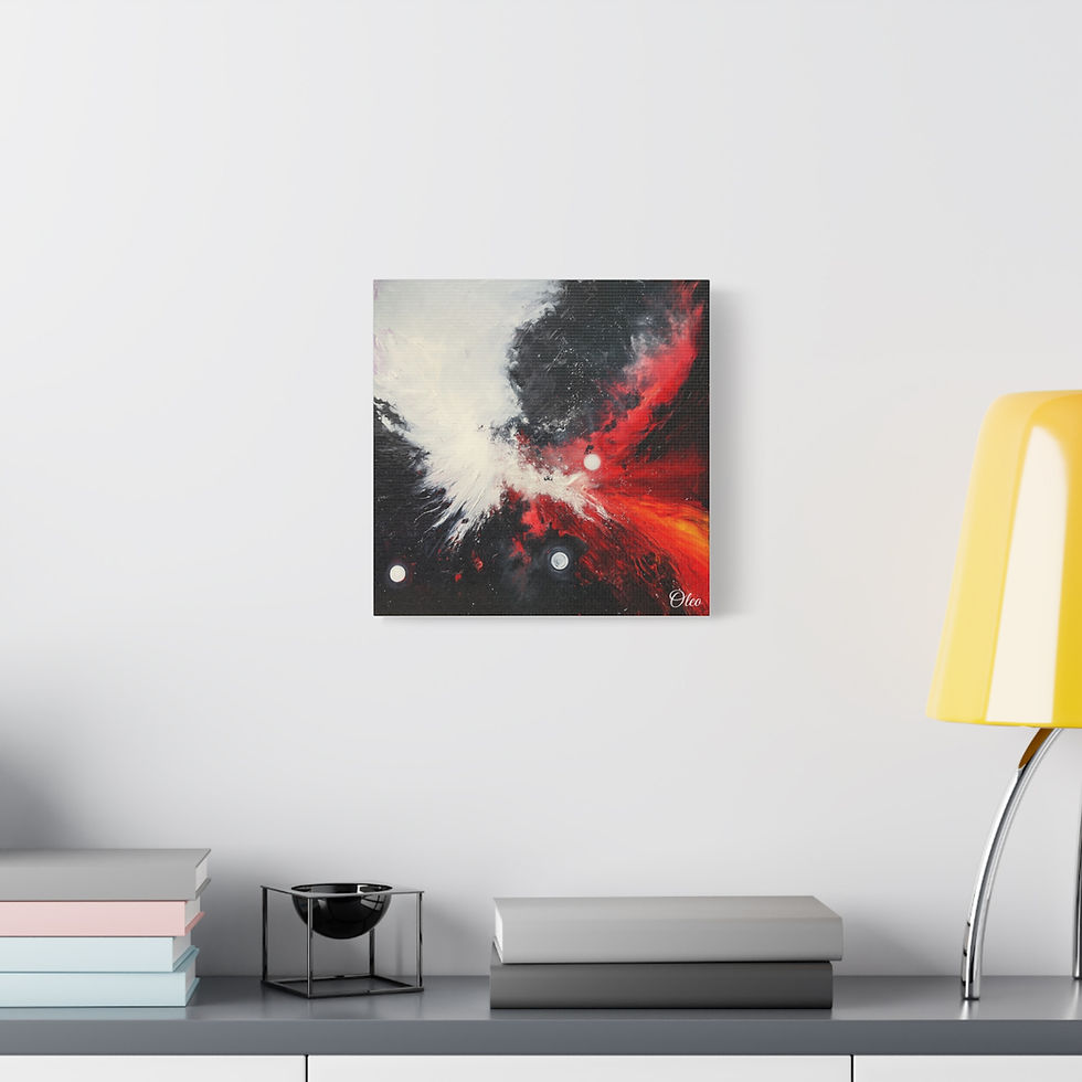 Thumbnail: 🌌 Stardust Collision – Exquisite Abstract Oil Painting on Canvas