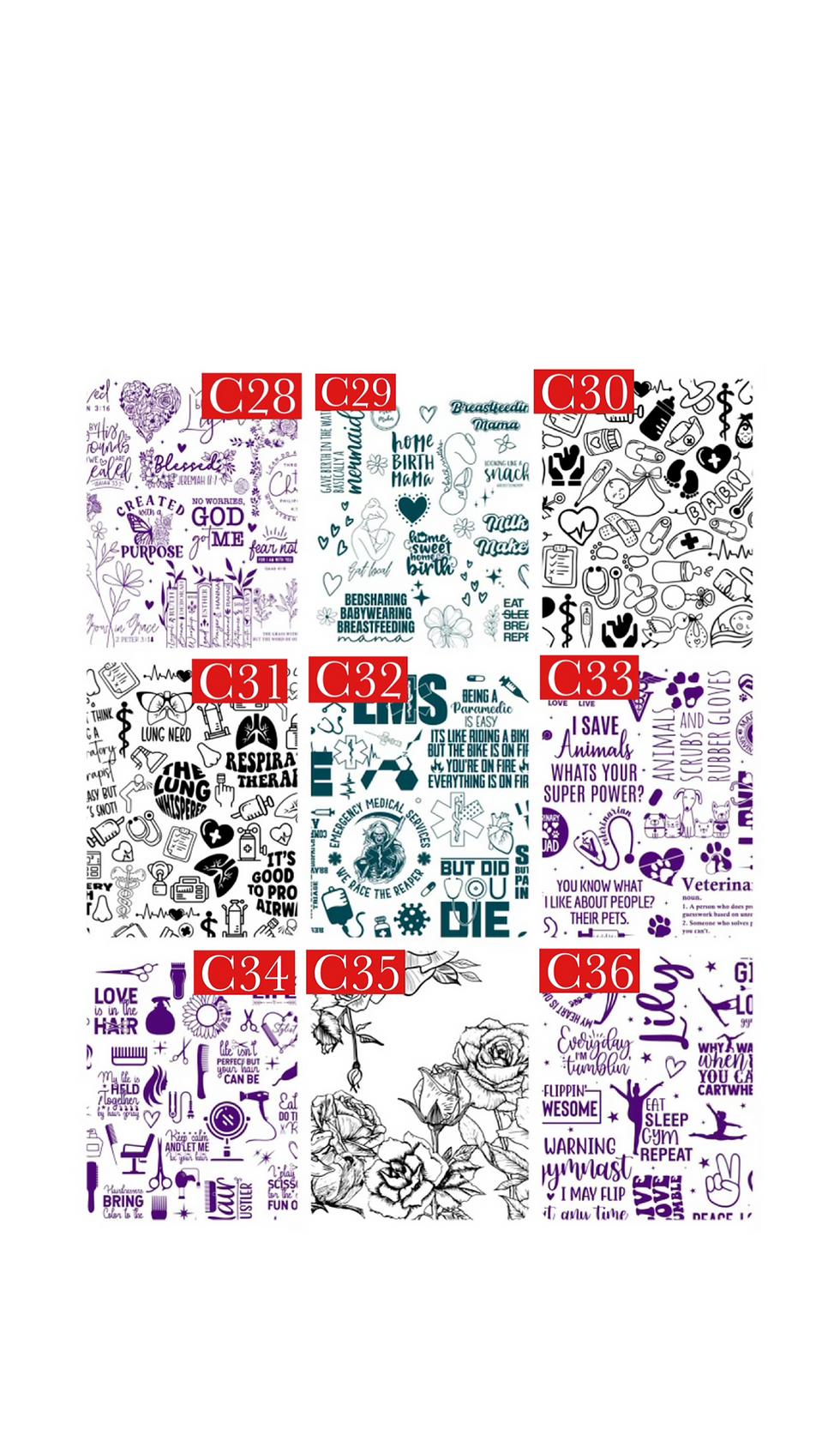 Thumbnail: X-Ray Color #76; Design C10