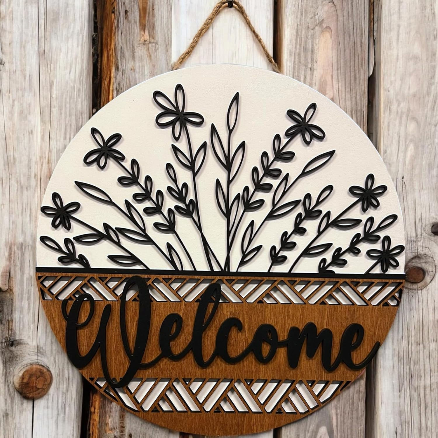 Wildflower 2.0 Front Door Sign (DS033)(NB)P002)