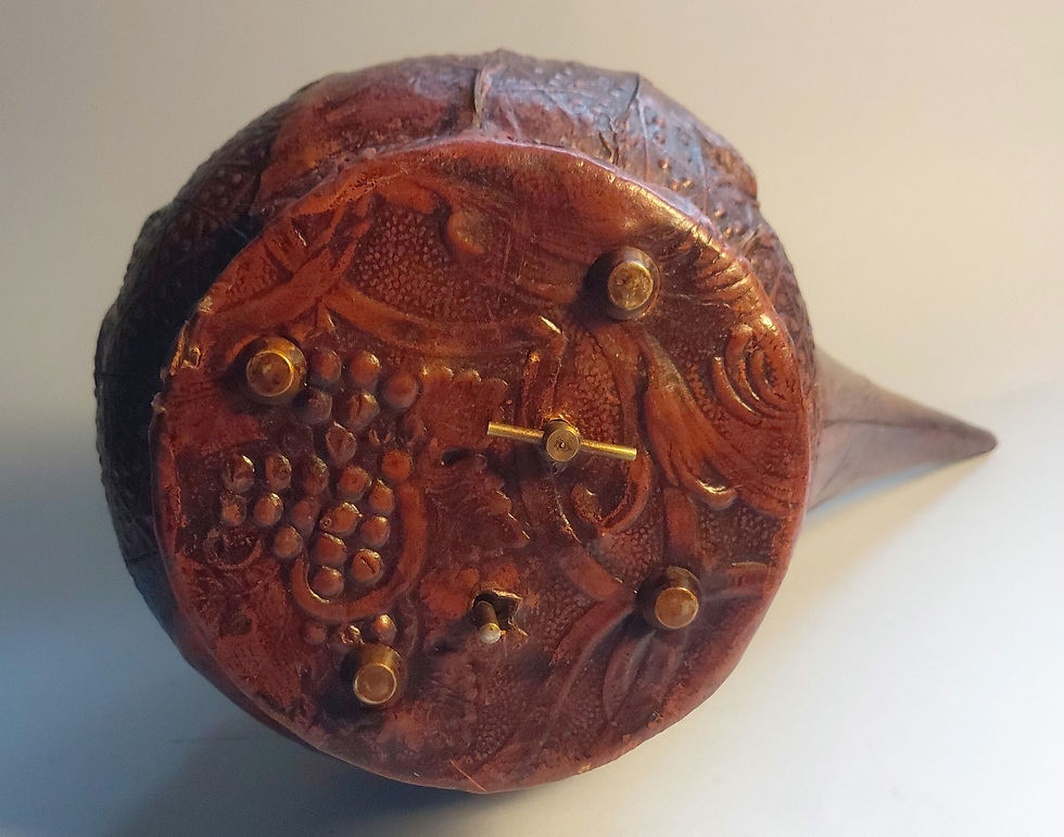 Thumbnail: Vintage Musical Leather Porrón Wine Decanter