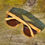 Thumbnail: Orleans Natural Frame Bamboo Sunglasses Amber Lens