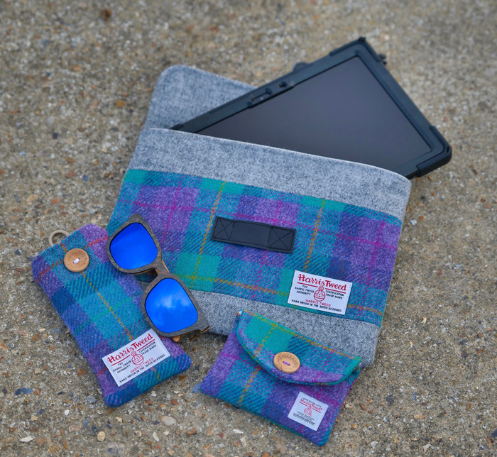 Genuine Handcrafted Harris Tweed Accessories by Treeless Products UK