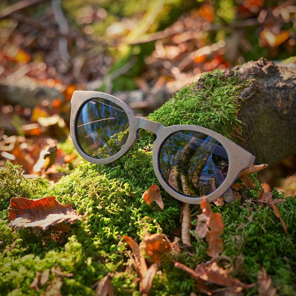 Rivington Denim Frame Polarised Black Lens