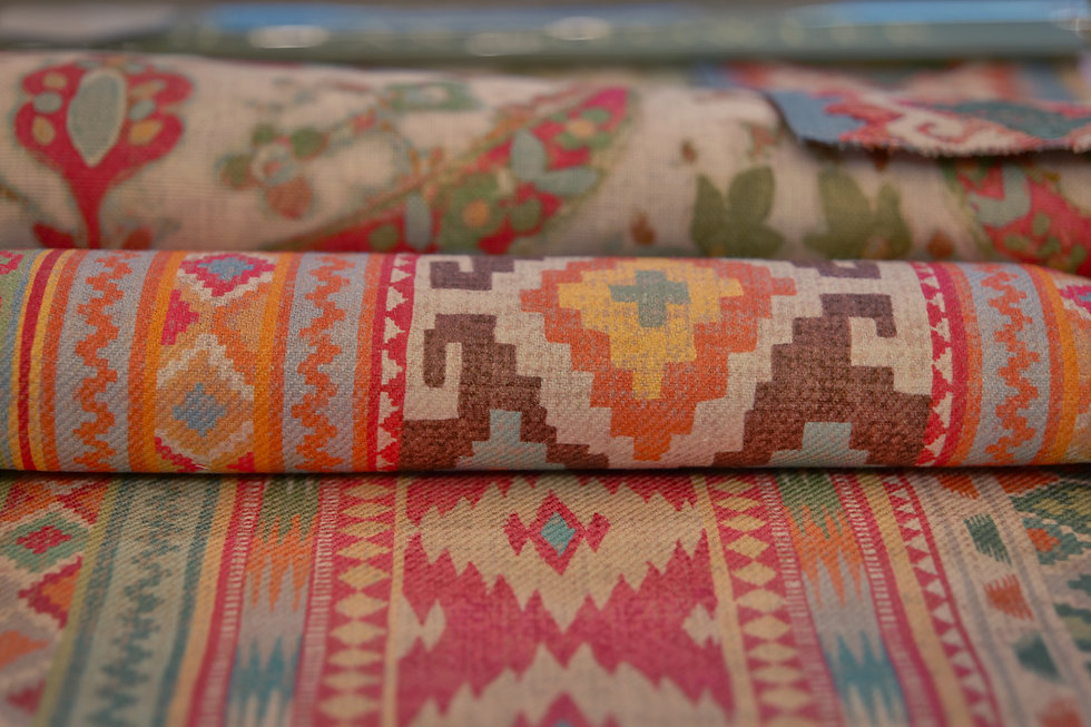 Colefax and Fowler fabrics and wallpapers in Stock at Carvill Furnishings