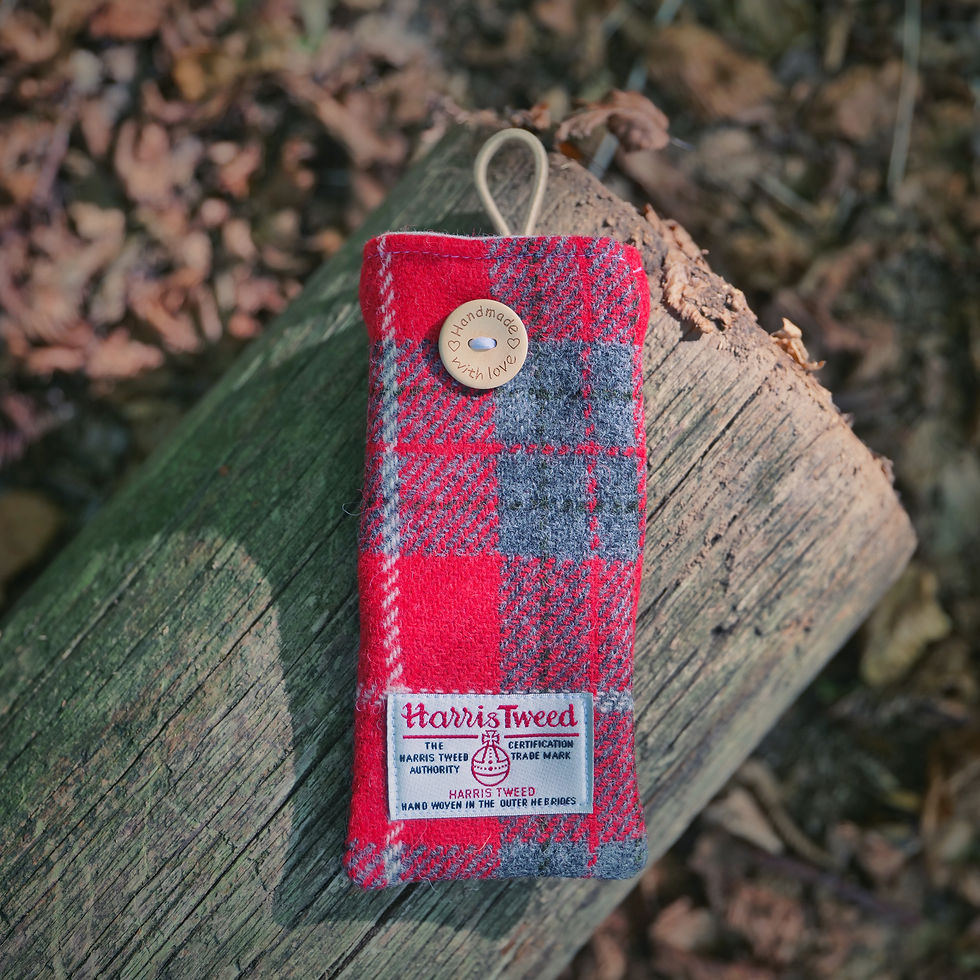 Thumbnail: Harris Tweed Sunglasses Pouch Collection.