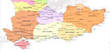 Areas we cover map of the southern counties of England