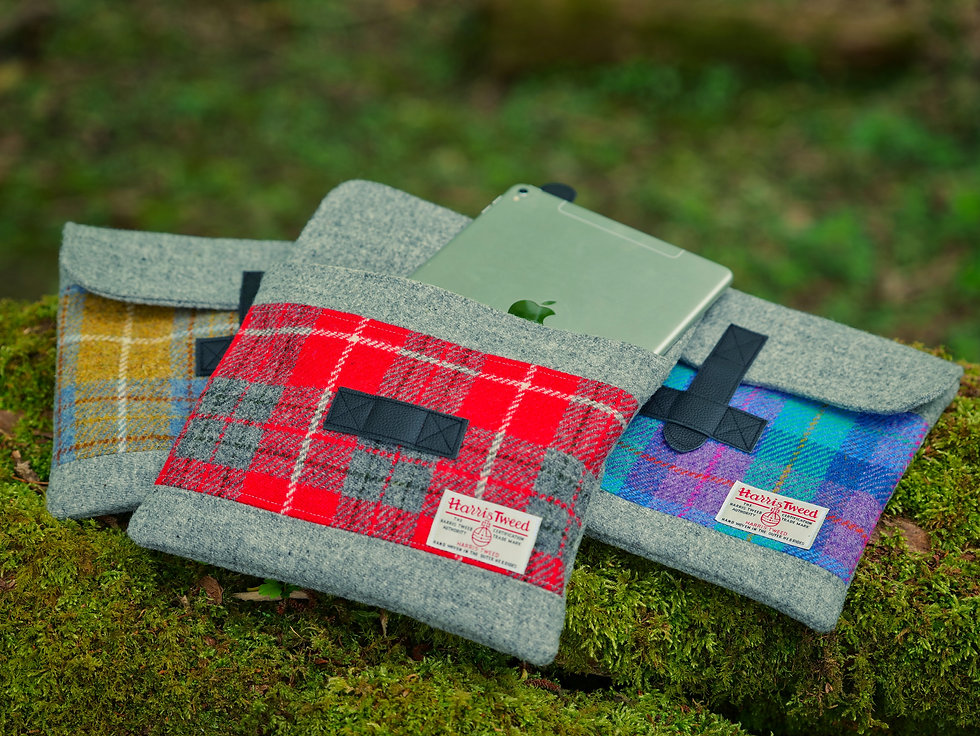 TreeLess Handcrafted Harris Tweed iPad Case
