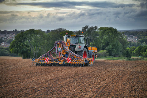 Seeding Oats at Bird-in-Eye with the Alpego A54 - JWUK Oct 22