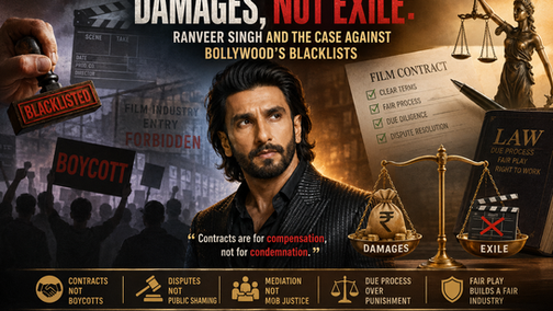 Damages, Not Exile: Ranveer Singh and the Case Against Bollywood’s Blacklists