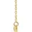Thumbnail: 14K White Natural Aquamarine & .08 CTW Natural Diamond Bezel-Set 16-18" Necklace