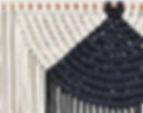 Thumbnail: Eclipse - Large Minimalist Black and White Fiber Art Wall Décor