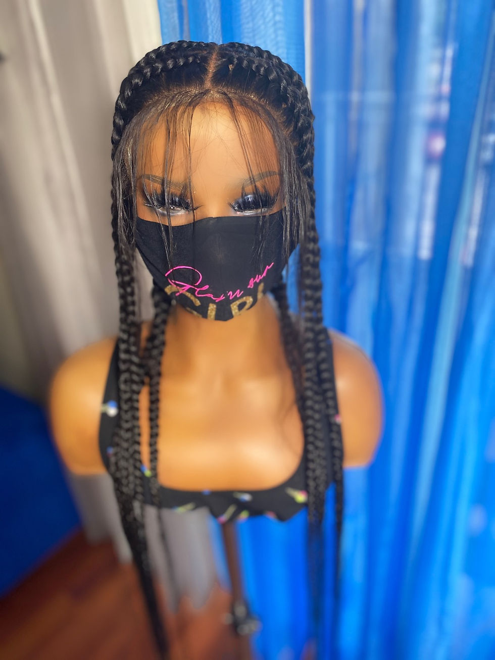 Pop smoke braid wig 