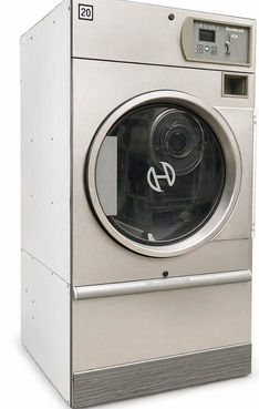 Secadora HUEBSCH ACERO INOXIDABLE de 35 Libras Trifásica a gas LP