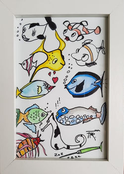 Fishhh 17x15 cm