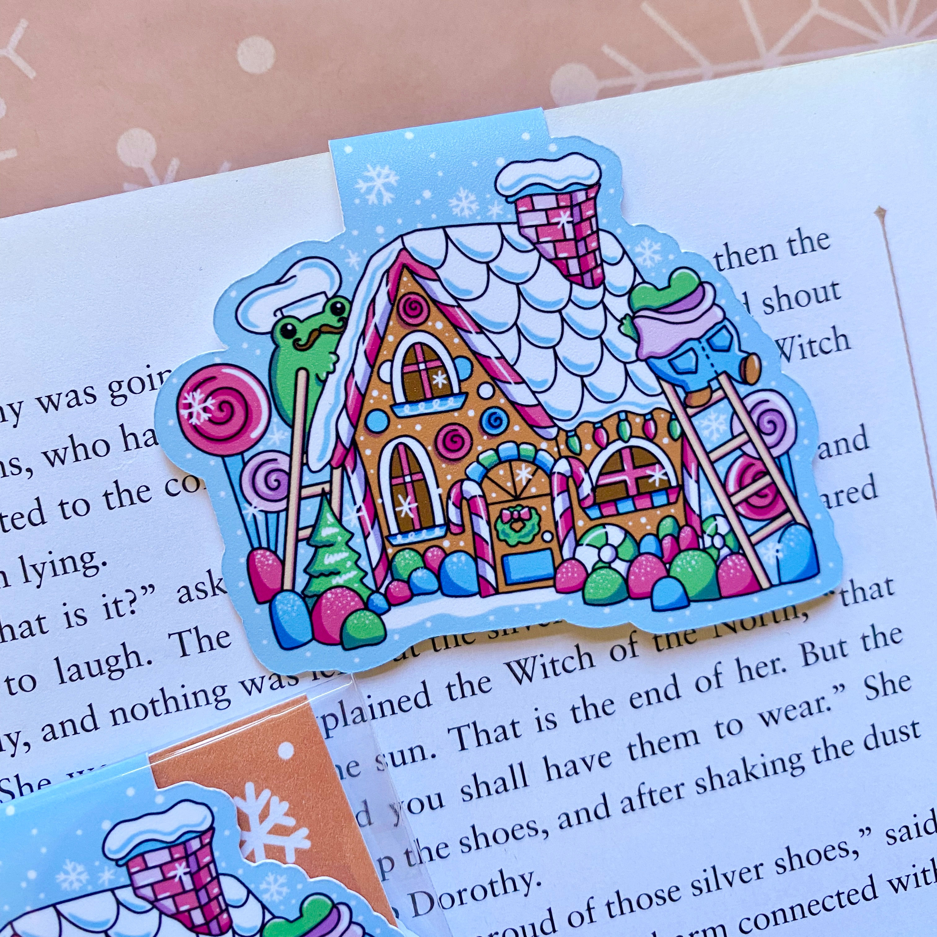 GINGERBREAD BUILDERS • MAGNETIC BOOKMARK