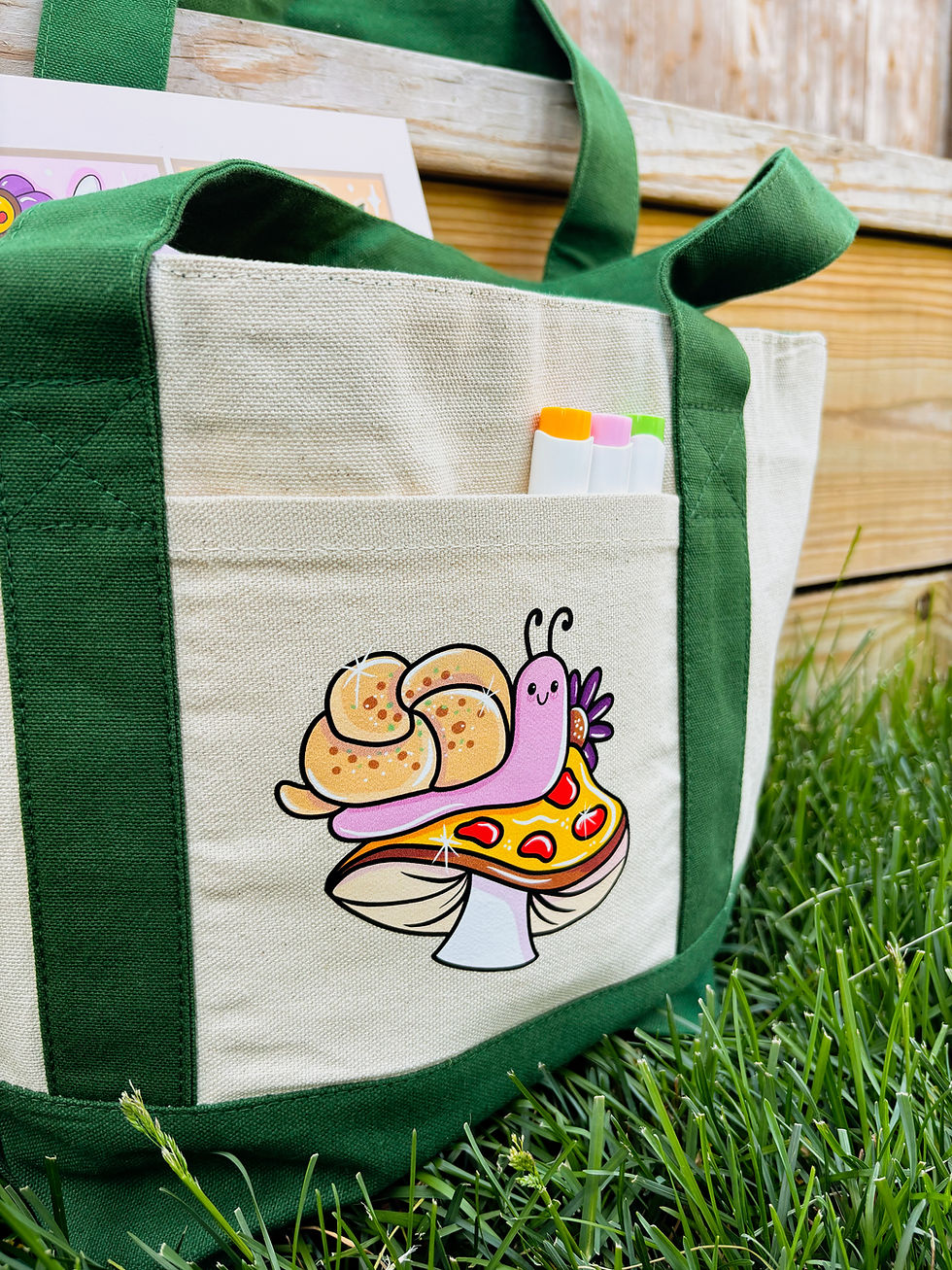 Thumbnail: GARLIC KNOT SNAIL • MINI ZIPPER TOTE