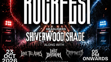 SHIVERWOOD SHADE Headliners at JALPAIGURI ROCK FEST-2026