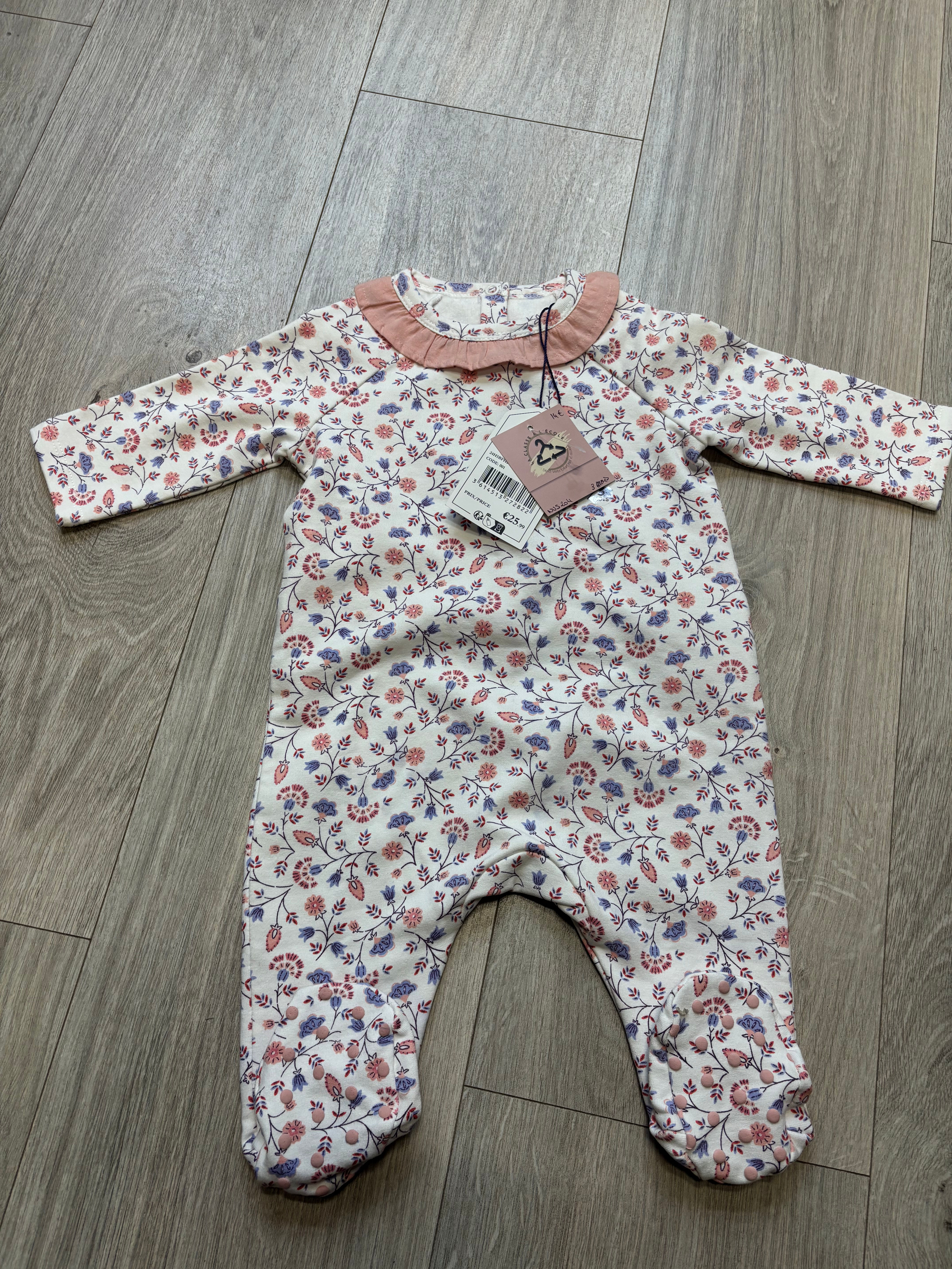 Pyjama neuf liberty col Claudine Sergent major 3 mois