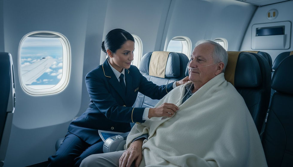 Medical Escort Services with First-Class Seating