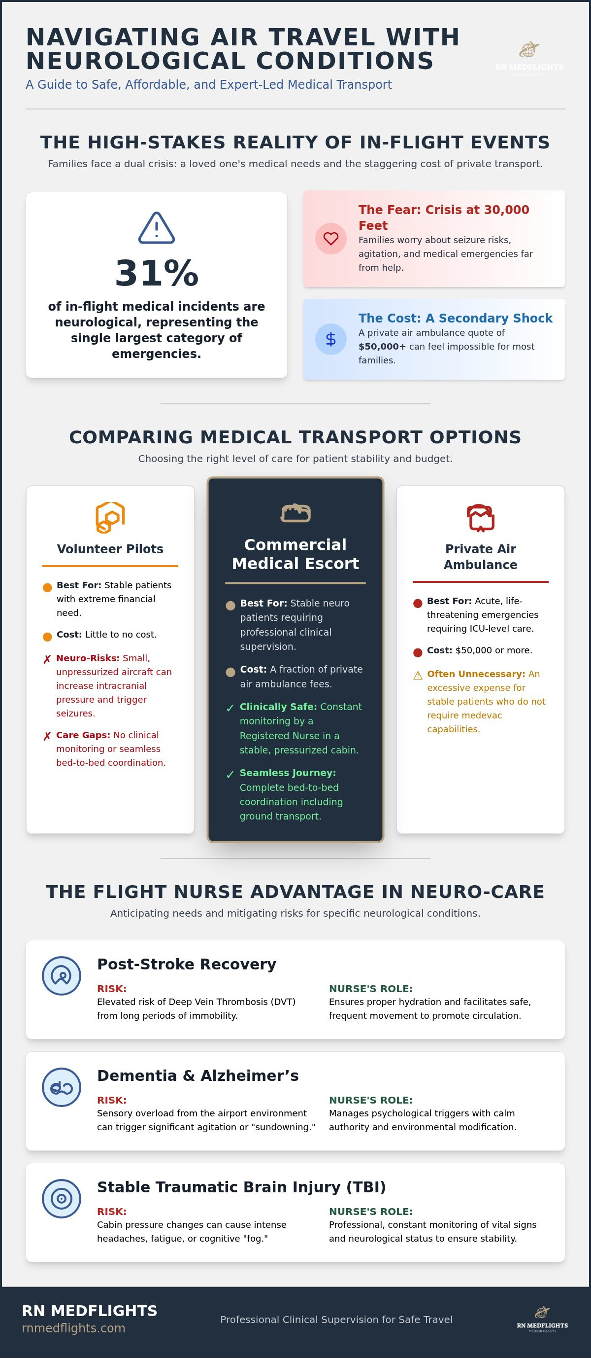 Where to find affordable airline medical transport for neurological conditions