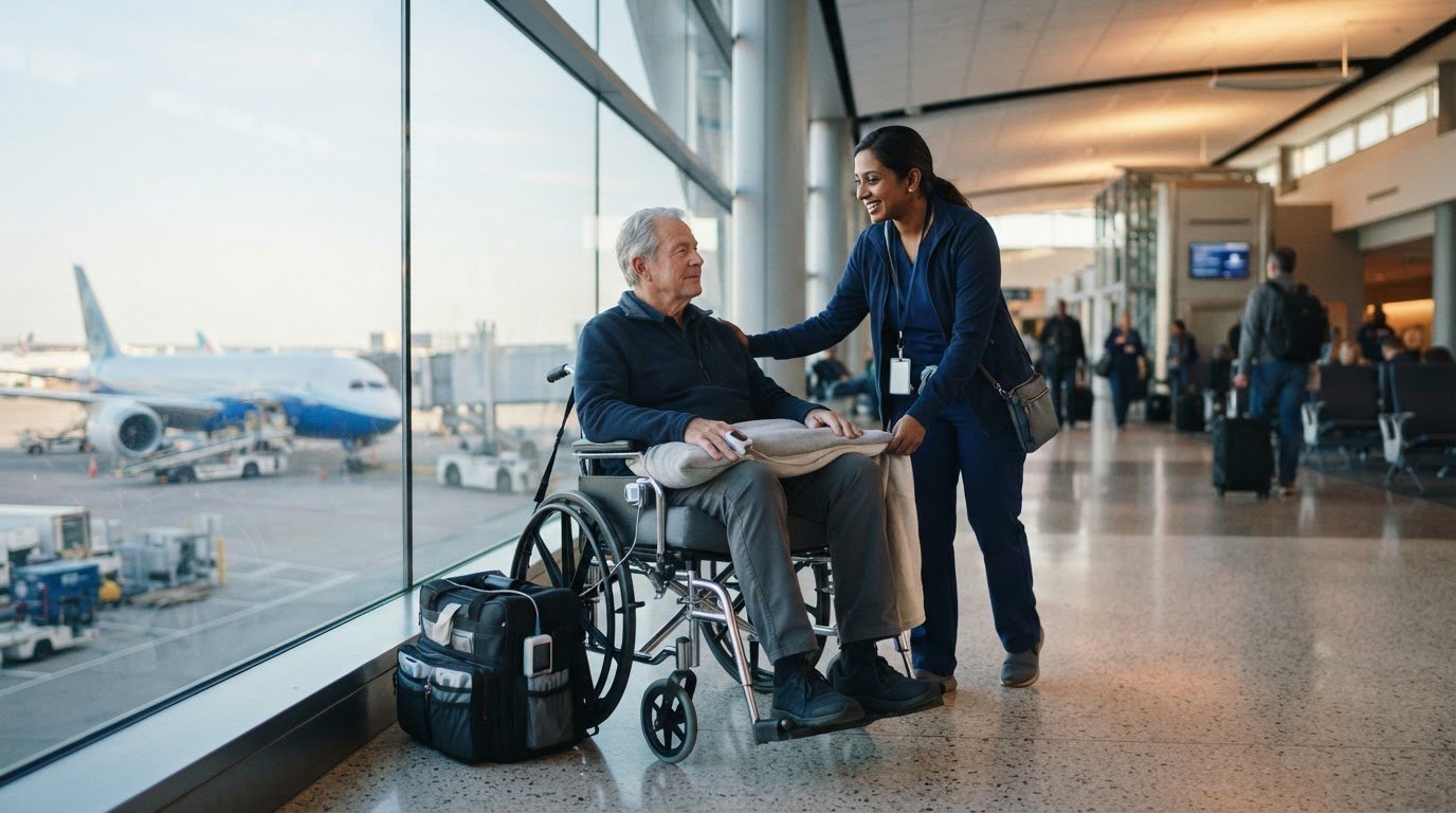 International Flight Nurse Service for Commercial Flights