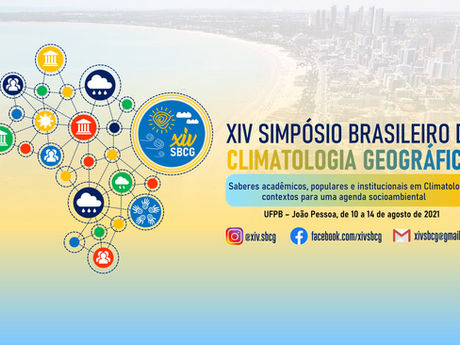 UFPB: começa amanhã o XIV Simpósio Brasileiro de Climatologia Geográfica - SBCG