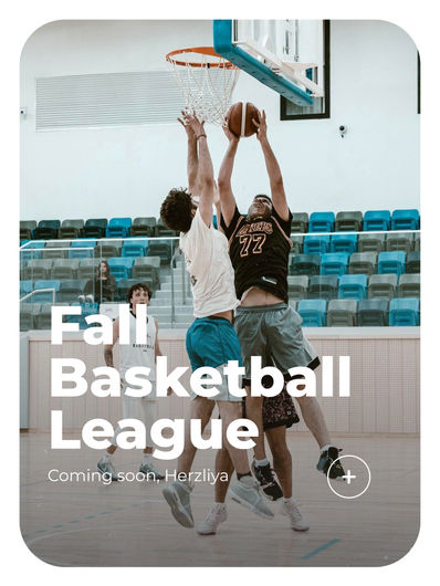 Basketball League organized by tazuz in Herzliya, israel