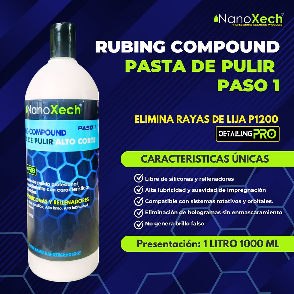 Pasta para pulir rubing compound paso 1 BOTELLA